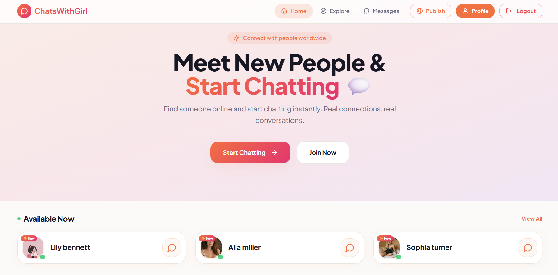 ChatroomStrangers - Chat with people, strangers and connect